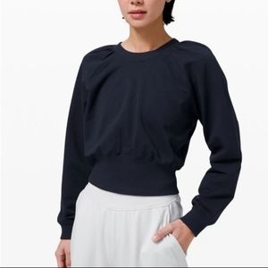 Lululemon Crop Sweater-Navy